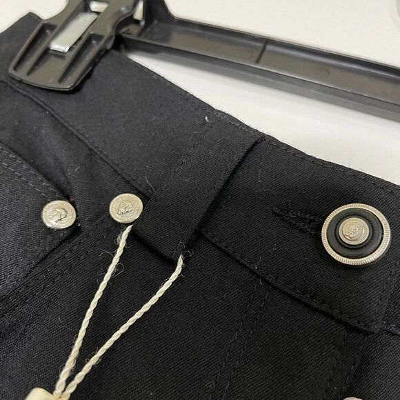 Versus Versace black wool high waist straight leg pants size M IT 44 - Picture 3 of 7